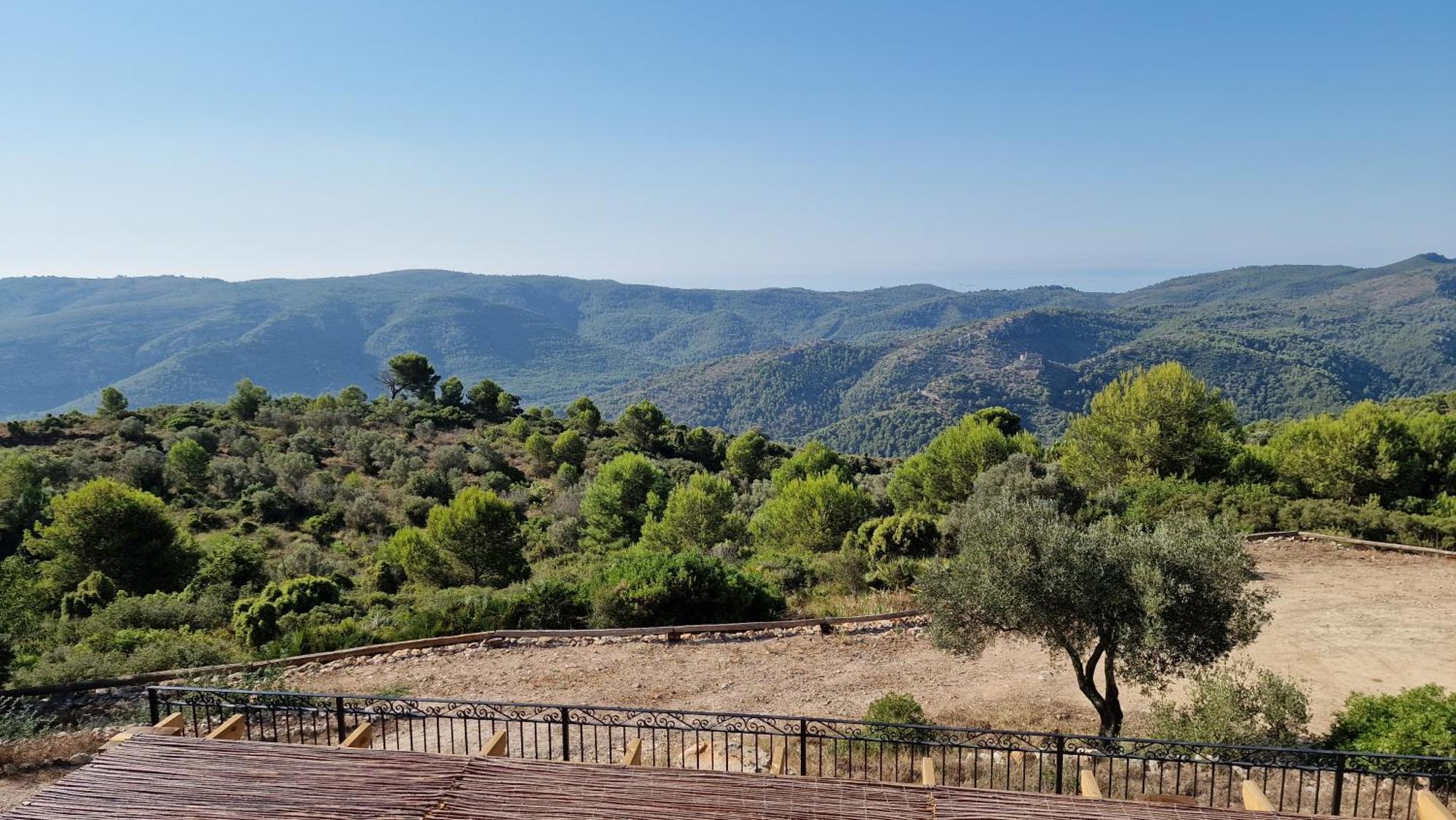 La Cueva De Miravet - Villa De Lujo En La Cima De La Montana Con Vistas Al Mar Cabanes  Luaran gambar