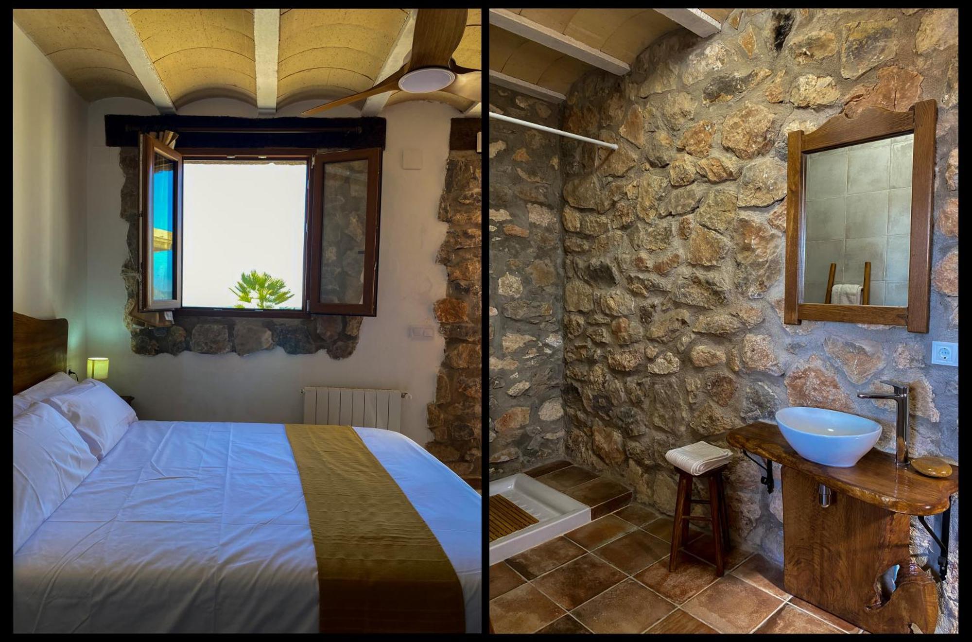 La Cueva De Miravet - Villa De Lujo En La Cima De La Montana Con Vistas Al Mar Cabanes  Luaran gambar