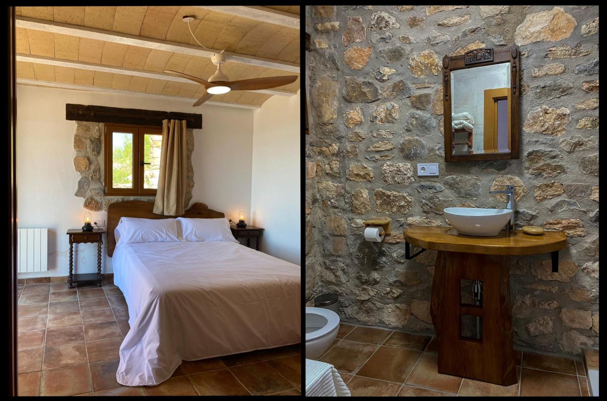 La Cueva De Miravet - Villa De Lujo En La Cima De La Montana Con Vistas Al Mar Cabanes  Luaran gambar