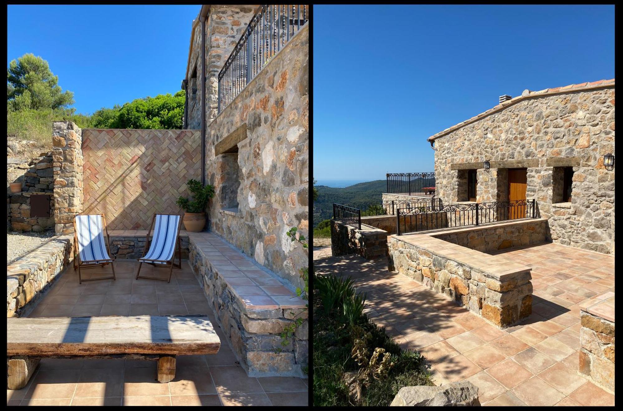 La Cueva De Miravet - Villa De Lujo En La Cima De La Montana Con Vistas Al Mar Cabanes  Luaran gambar