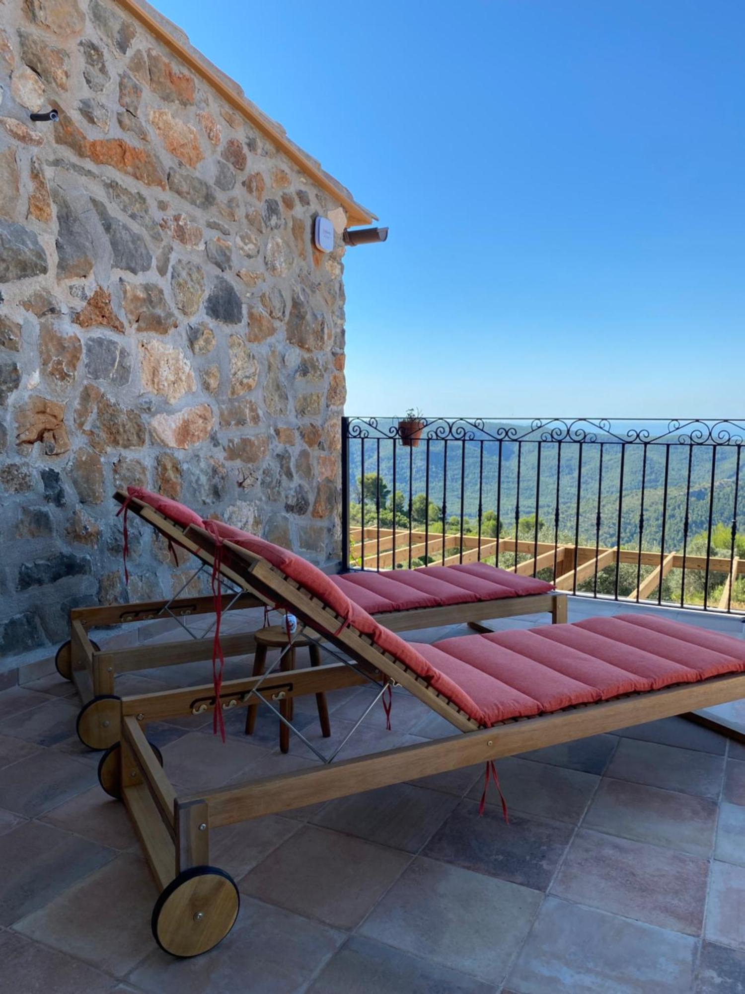 La Cueva De Miravet - Villa De Lujo En La Cima De La Montana Con Vistas Al Mar Cabanes  Luaran gambar