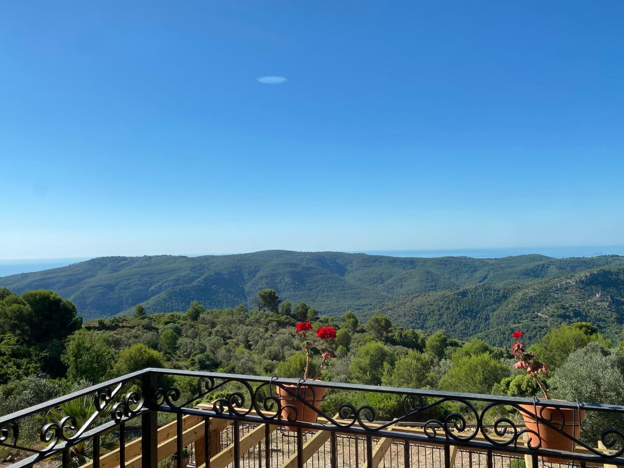 La Cueva De Miravet - Villa De Lujo En La Cima De La Montana Con Vistas Al Mar Cabanes  Luaran gambar